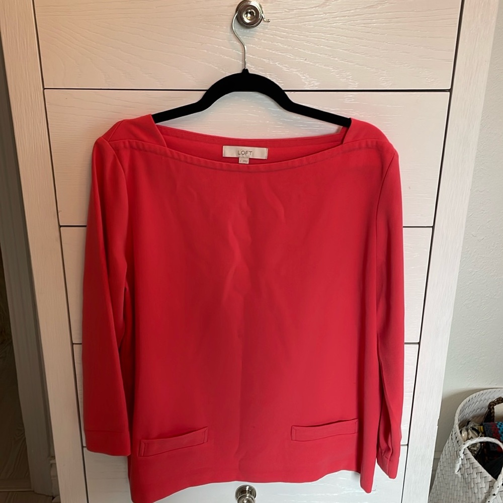 Loft long sleeve tunic. Size Large